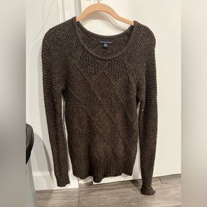 Brown American eagle sweater size XS